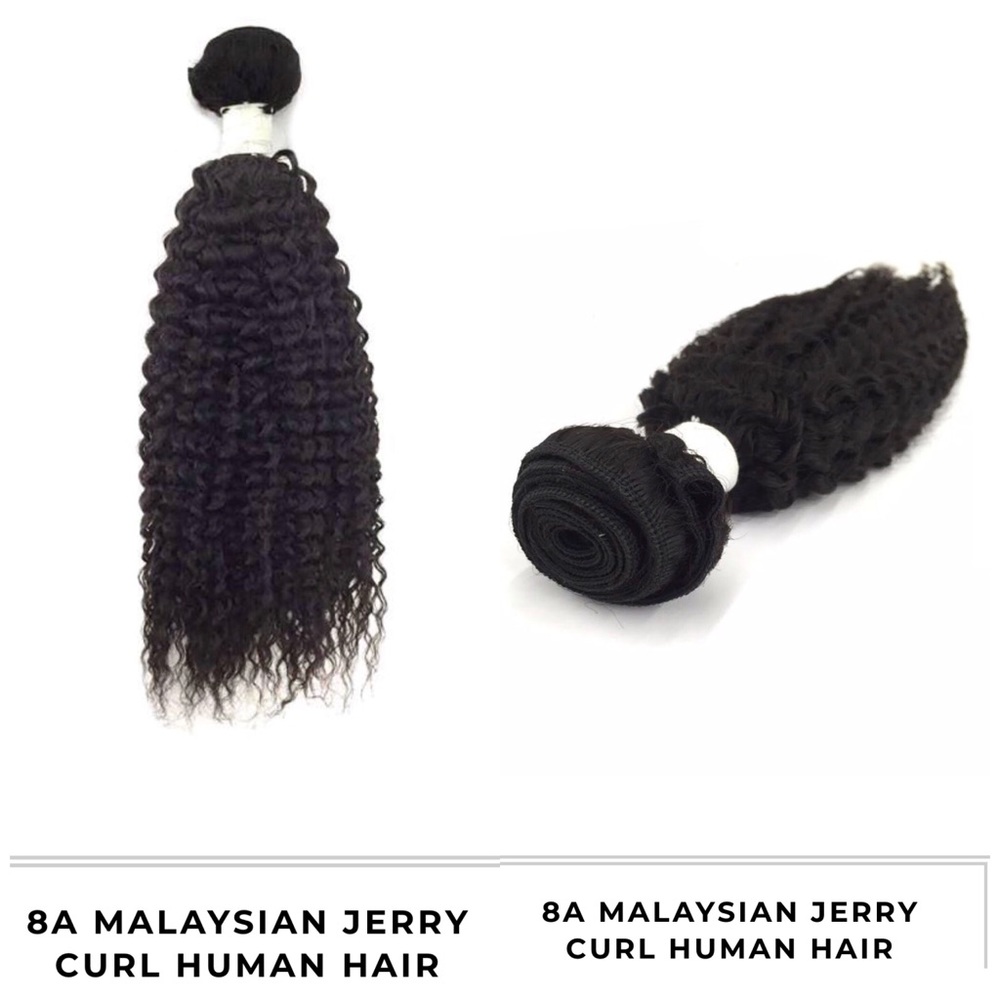 M A L A Y S I A N  H A I R | Jerry Curl- Black
